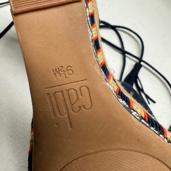 Cabi #6001 wedges espadrilles size 9.5 - Picture 9 of 13